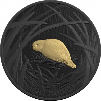 2019 $5 Echoes of Australian Fauna Coin Series - Night Parrot